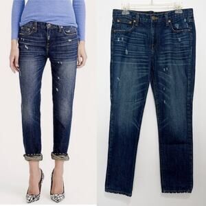 J. Crew Broken In Boyfriend Jean Straight Leg Jeans